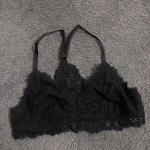 Elegant Black Lace Bralette